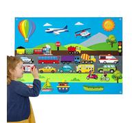 Juegos De Cuentos De Tablero De Fieltro - Juego De Cuenttos De Tablero De Fieltro De Franela DIY | 40,94*29,53 Pulgadas Actividad Educativa De Pared Para Niñnos Pequeños, Tableros De Franela Para Cont