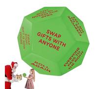 Juegos De Dados De Santa Surprise Exchange, Emocionante Juego De Dados Para Fiesta De Navidad | Actividad Festiva De Dados De Navidad, Juego De Dados De Navidad Para Familiar Para Divertirse, Risa