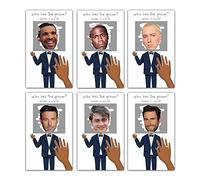 Juegos de despedida de soltera - Tarjetas de celebridades para rascar con el novio - Decoración de despedida de soltera - Fiesta de boda/fiesta de compromiso - 36 tarjetas de tamaño pequeño (03)