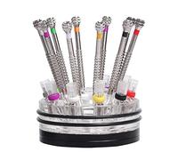 Juegos de destornilladores 10 piezas Herramienta de reparación de gafas de reloj profesional Destornillador Herramienta de reparación con base Nada que se oxide No es fácil de oxidar