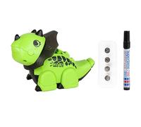 Juegos de dinosaurios para caminar para niños, juguete de dinosaurio a pie, Encuentra el robot de dinosaurio, Robot de animales para caminar interactivo con música para el hogar, la escuela o al aire