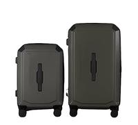 Juegos de Equipaje de Viaje, Juego de 2 Maletas con Ruedas, Espacio de Almacenamiento de Gran Capacidad, Palanca de Ajuste de Varios Niveles, Maleta para Mujer (Verde Militar)