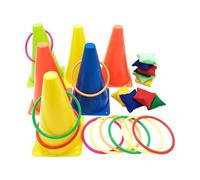 Juegos de feria infantil Colorida interacción entre padres e hijos | Juego combinado para parques, patios, playas, camping, reuniones familiares