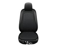 Juegos de funda de asiento Funda Asiento Transpirable Seda Hielo Cojín Refrigeración Verano Respaldo Universal Para Silla Vehículo Alfombrilla Protectora Interior Fundas de Asiento(1set-black)