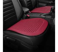 Juegos de funda de asiento Funda Asiento Transpirable Seda Hielo Cojín Refrigeración Verano Respaldo Universal Para Silla Vehículo Alfombrilla Protectora Interior Fundas de Asiento(1pc-red)