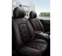 Juegos de funda de asiento Funda De Asiento Cobertura Completa Estilo Universal Para Dodge Para Challenger Para Megane 3 Para Chevy Para Sonic Para JAC T8 Fundas para Asientos(A Black)