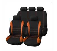 Juegos de funda de asiento Funda De Asiento De Coche Para Mercedes Para Benz Para W110 W114 W115 W123 T123 W124 T124 W210 CE Clase W164 Fundas Protección cojín(9pcs-lao-orange)