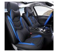 Juegos de funda de asiento Funda De Cuero PU Para Asiento De Coche Para CITROEN C4 Para Picasso Para DS3 DS4 DS5 C3 Para C2 C3 XR C4 C5 C6 Fundas Protección cojín(Black blue luxury)