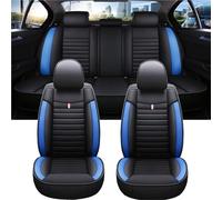 Juegos de funda de asiento Funda Universal Para Asiento De Coche Para Kia Para Soul A3 A8L Para Q3 Para Sportback Para X3 F25 X1 E84 Fundas Asientos Coche(A Black Blue)