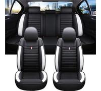 Juegos de funda de asiento Funda Universal Para Asiento De Coche Para Kia Para Soul A3 A8L Para Q3 Para Sportback Para X3 F25 X1 E84 Juegos de Cubreasientos(A Black White)