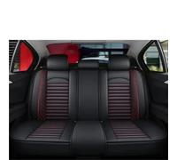 Juegos de funda de asiento Fundas De Asiento Coche Cuero Pu Cobertura Completa Para Jetour T2 Para Viajero Para Dashing 2023 2024 X70 Plus Fundas Asientos Coche(Red Back)