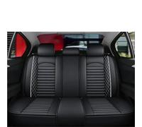Juegos de funda de asiento Fundas De Asiento Coche Cuero Pu Cobertura Completa Para Jetour T2 Para Viajero Para Dashing 2023 2024 X70 Plus Fundas de Asientos(White Back)