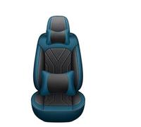 Juegos de funda de asiento Fundas De Asiento Coche Estilo Universal Para La Serie A3 8PA 8VS 8VA 8V7 8VE A4 B6 B7 B8 B9 B6L BE2 Detalles Interiores Fundas para Asientos(B Black bule)