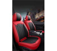 Juegos de funda de asiento Fundas De Asiento Coche Estilo Universal Para La Serie A3 8PA 8VS 8VA 8V7 8VE A4 B6 B7 B8 B9 B6L BE2 Detalles Interiores Fundas para Asientos(A Black red)