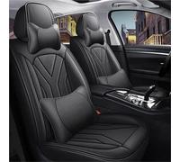 Juegos de funda de asiento Fundas De Asiento Coche Estilo Universal Para La Serie A3 8PA 8VS 8VA 8V7 8VE A4 B6 B7 B8 B9 B6L BE2 Detalles Interiores Fundas para Asientos(B Black)