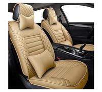 Juegos de Funda de Asiento Fundas De Asiento De Coche para Nissan para Qashqai J10 para Almera N16 para Note para X-Trail T31 para Patrulla Y61 para Juke para Hoja para Teana(Beige Have Pillow)