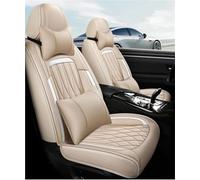 Juegos de funda de asiento Fundas De Lino Para Asiento Coche, Estilo Universal Para Chery Para Tiggo 4 Pro Sea Para Lion 07 Para Kodiaq Para Kia K3 Fundas para Asientos(Beige,B)