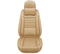 Juegos de funda de asiento Fundas Universales Para Asiento Coche Cojín Para E60 F30 E46 E36 A4 B8 Para Golf 7 Juego Completo De Protector Automático Fundas Asientos Coche(Beige,B)