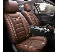 Juegos de funda de asiento Fundas Universales Para Asientos De Coche Accesorios Interiores Para Volvo V50 V40 S40 V60 S80 Xc90 2007 S60 2012 Xc60 Xc40 Xc70 Protector Cubre Asiento Coche(Coffee Front)