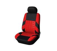 Juegos de funda de asiento Juego Completo De Fundas De Asiento Coche Transpirables Universales Para Kia Para Rio Protector Asiento Coche Con Banco Dividido Delantero/trasero(Only 1 red seat)