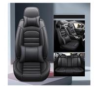 Juegos de funda de asiento Juego Completo De Fundas De Asiento De Cuero 5 Asientos Para Citroen C5 C2 Para C3-XR C3 C4 C6 C8 DS3 DS5 DS7 Fundas Protección cojín(All black pillow)