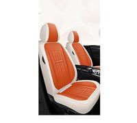 Juegos de Funda de Asiento para Cadillac Todos Los Modelos para SRX CTS CT4 CT5 XT4 CT6 SLS ATS ATSL XTS XT5 CT6 para Escalade Cubierta De Asiento De Coche Accesorios De Cuero(Naranja)