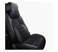 Juegos de funda de asiento Para Citroen Para C3 XR 2015-2021 Funda De Cuero Para Asiento De Coche Automóviles Interior Conjunto Completo Personalizado Fundas Protección cojín(Black pillow)
