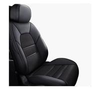Juegos de funda de asiento Para Citroen Para C3 XR 2015-2021 Funda De Cuero Para Asiento De Coche Automóviles Interior Conjunto Completo Personalizado Fundas Protección cojín(Negro)