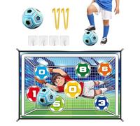 Juegos de Fútbol | Set de Práctica Deportiva,Juego de Portería de Fútbol | para Patio de Recreo Jardín Hogar Escuela Parque Jardín Reunión Familiar Campamento Niños y Niñas Pequeños