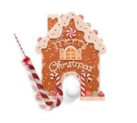 Juegos De Golf Navideños: 40x30x4cm Pan De Jengibre De Madera Divertido Interactivo, Juego De Golf Interior En Miniatura Navideño para Niños Adultos Sala De Estar Familiar Al Aire Libre Reunio