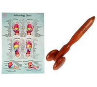 Juegos de herramientas de masaje para profesionales Masaje de pies y manos Palo de madera reflexología Multi disponible. (Set H)