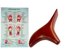 Juegos de herramientas de masaje para profesionales Masaje de pies y manos Palo de madera reflexología Multi disponible. (Set I)