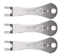 Juegos de herramientas para guitarra Extractor De Cuerdas Guitarra Metal Herramienta Cambio Uñas Cónicas Palanca Popular Madera Piezas Repuesto 1 Ud