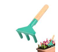 Juegos de Jardinería para Niños | Herramientas de con Mango de Madera,Juego De Herramientas De Jardín con Pala Y Horca,para Sembrar y Airear en Exteriores Patio Jardín y Piscina