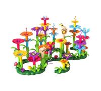 Juegos de juguetes de bloques de jardín de flores,Juego de apilamiento de