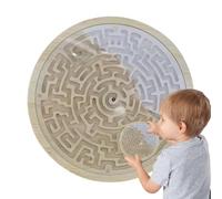 Juegos de Laberinto - Tablero de Laberinto para Adultos | con 2 Bolas Metálicas Tablero Actividad Educativa para Aula Familiar Adolescentes Adultos Viajes Fiesta