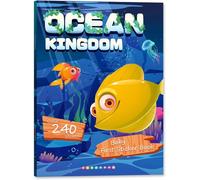 Juegos de Libros de Pegatinas, Libro Pegatinas Reutilizables, Libro de Pegatinas Infantiles, Libros de Pegatinas, Libros de 3D Stickers Infantiles Juguete, Regalos Niños 3 4 5 6 Años (Color D)