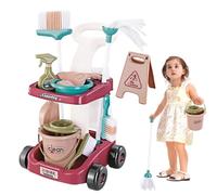 Juegos de limpieza para niños pequeños - juegos de limpieza para niños, los carros de limpieza son una verdadera aspiradora | Juego de juegos de ficción, para niños y kit de limpieza