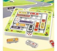 Juegos de Logica para Niños, Rush Hour Escapa del Atasco, Juego de lógica de Niveles con Coches de Juguete para Atascos con 360, Juegos de Mesa para niños y niñas a Partir de 6 años