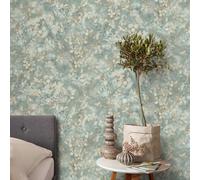 Juegos De Luz en Flor Vinilo Papel Pintado 10415-07 Salvia Hojas con Textura
