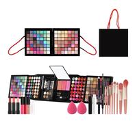 Juegos de maquillaje completos para mujeres | Kit de cosméticos completo | Juego de maquillaje de inicio definitivo para mujeres y niñas, incluye cosméticos y herramientas para looks