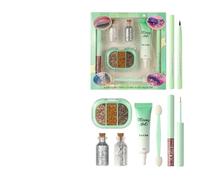 Juegos de maquillaje para mujeres, sombra de ojos con purpurina de larga duración, maquillaje de sombra de ojos brillante bajo los ojos, para mujeres, niñas, principiantes, uso diario, viajes