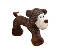 Juegos de Masticar para Perros Fuertes Masticadores | Interactivo de Lino - Mono Acolchado Squeaky para Perros, Para Cachorros Y Razas De Todos Los Tamaños Para Enriquecimiento Y