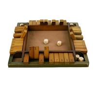 Juegos de matemáticas de Madera - de Classic Shut The Box, Player Family Night Entertainment | Toma de Decisiones de adición educativa, Herramienta de Desarrollo de Aprendizaje para niños, desaf