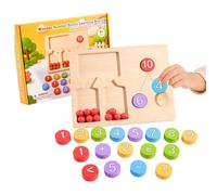 Juegos de Matemáticas para Niños Tablero de Actividades de Conteo y | Juguetes de Contar para Vacaciones Cumpleaños Preescolar Escuela Aula Mayores de 3