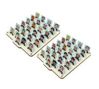 Juegos de Mesa, adivinando quién, Juego de Mesa Familiar Interactivo, 13.5x12.5cm, 2 Jugadores El Juego clásico de adivinanzas Mejora el Pensamiento lógico para niños Adultos, Viajes, hogar, Familia