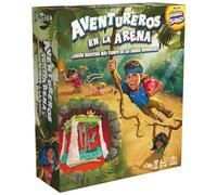 JUEGOS DE MESA - AVENTUREROS EN LA ARENA - Juego de Mesa Familiar para Niños y Adultos con Arena Cinética de Kinetic Sand - 2-4 jugadores - 6067020 - Juego de Mesa 4 años +