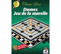 Juegos de mesa clásicos de damas en línea Schmidt Spiele 27,5x6,7x19 cm