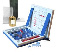 Juegos de mesa de estrategia | Juguete de escritorio Trave de batalla naval impreso en 3D | Diseño de libro de almacenamiento magnético Juegos familiares de buques de guerra | Para adultos Noche famil