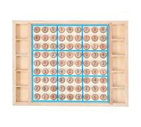 Juegos De Mesa - Juego De Mesa De Numeración De Madera | Juegos De Bingo | Juguete Interactivo Educativo Con Dificultad De Varios Niveles | Para El Hogar Escuelas Guarderías Jardín De Infantes Montess
